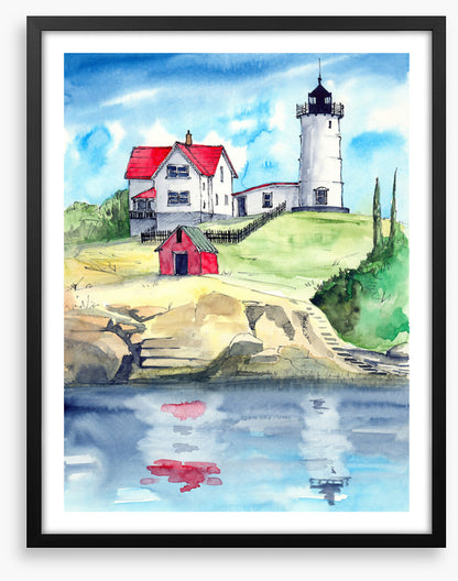 The lighthouse house