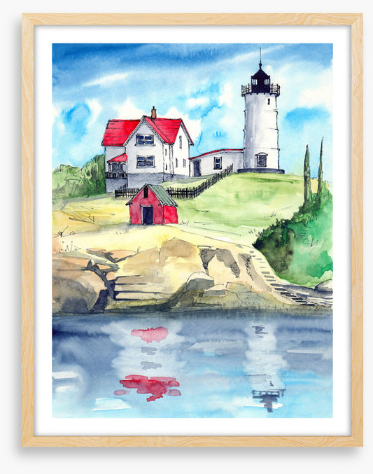 The lighthouse house