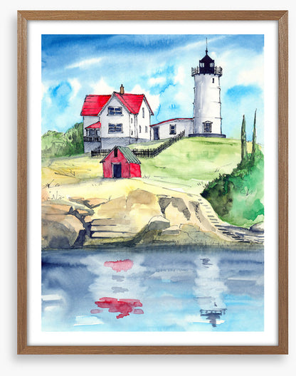 The lighthouse house