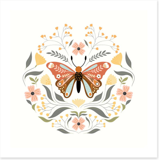 Boho butterfly