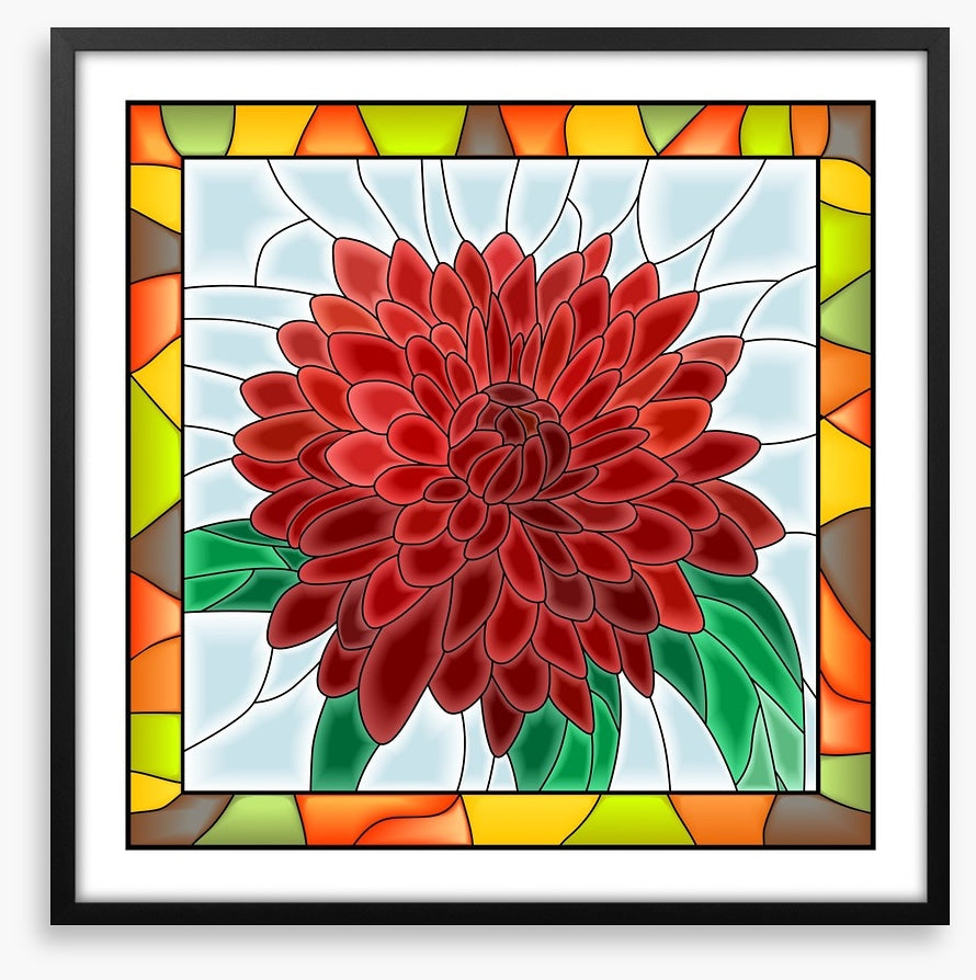 The chrysanthemum window