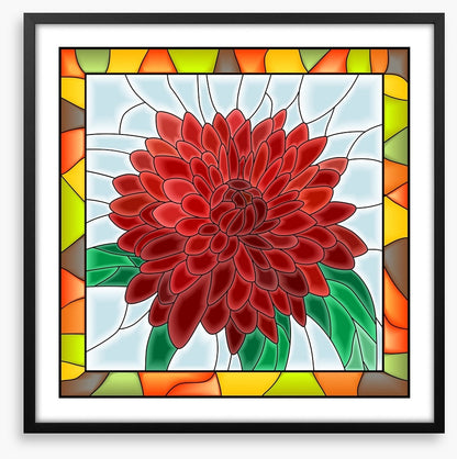 The chrysanthemum window