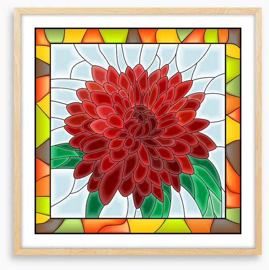 The chrysanthemum window
