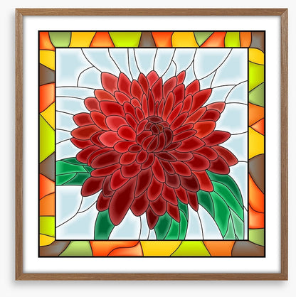 The chrysanthemum window