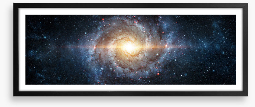 Spiral galaxy panorama