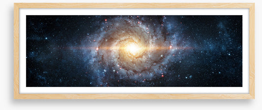 Spiral galaxy panorama