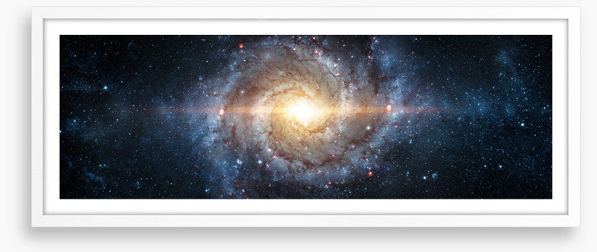 Spiral galaxy panorama