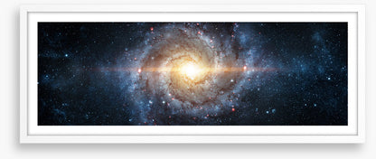 Spiral galaxy panorama