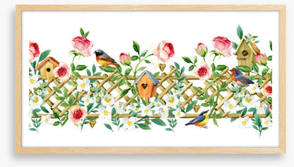Bird house blossoms