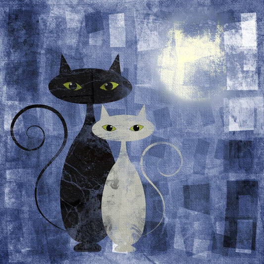The moonlight cats