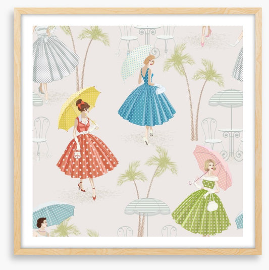 Polka dots and parasols