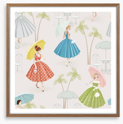 Polka dots and parasols