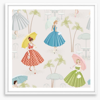 Polka dots and parasols