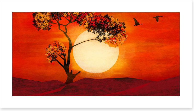 Sundown shadows