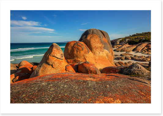 Orange outcrops