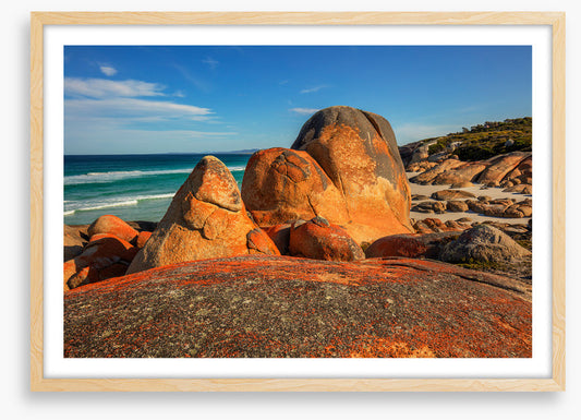 Orange outcrops