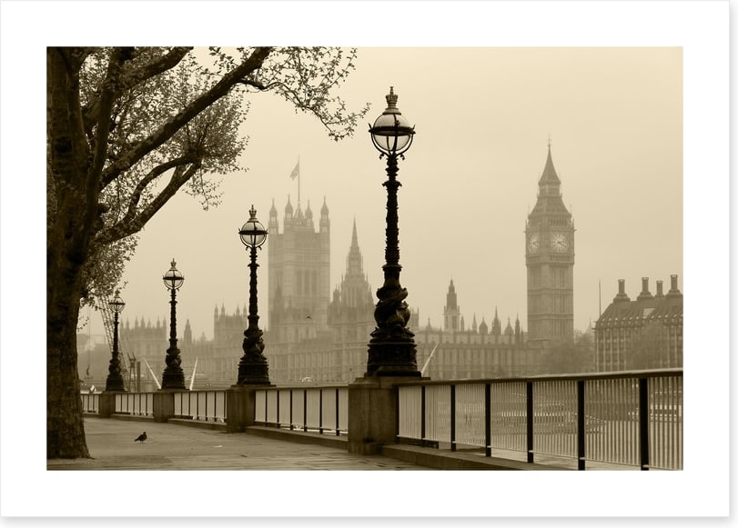 Westminster through the fog