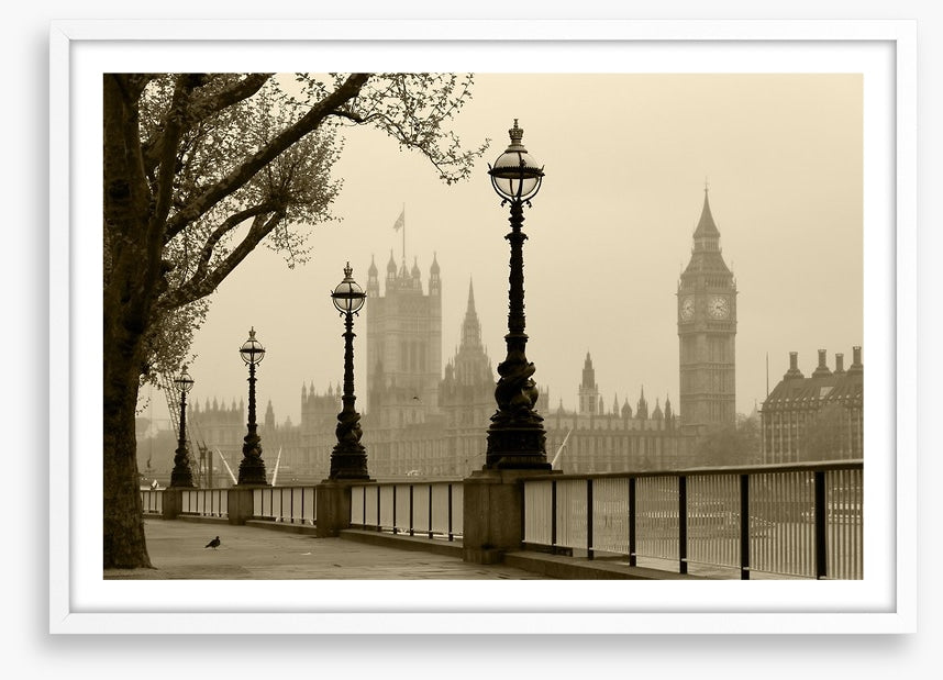 Westminster through the fog