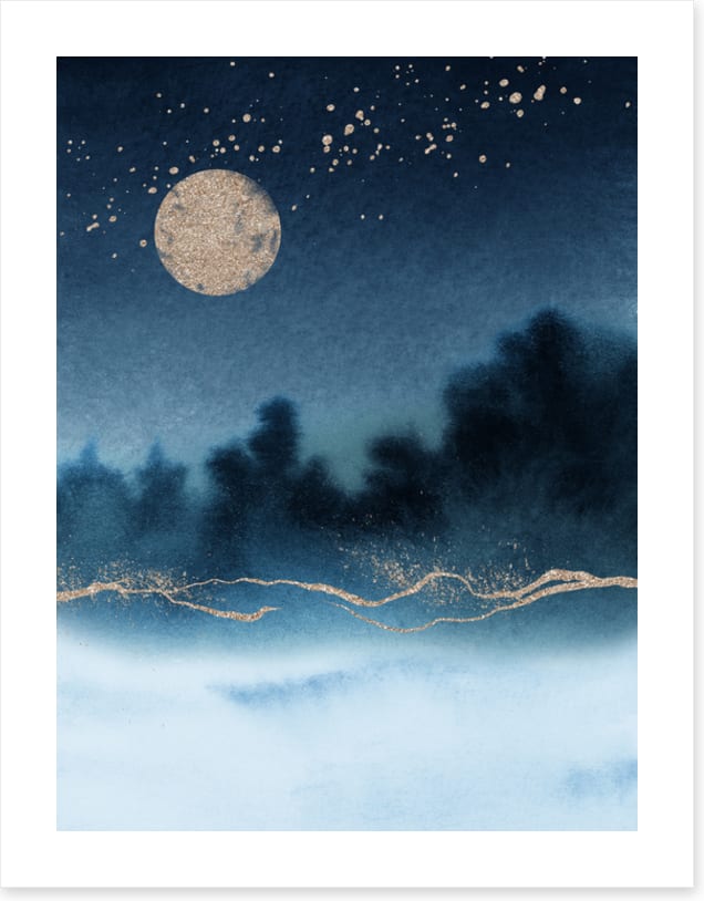 Moondust shadows