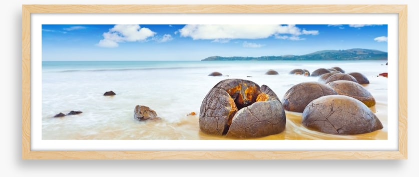 Boulders on the beach