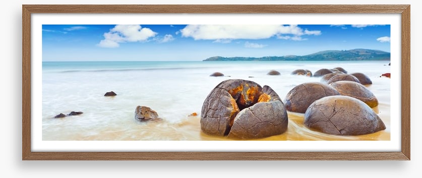 Boulders on the beach