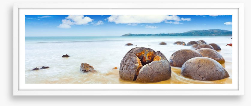Boulders on the beach