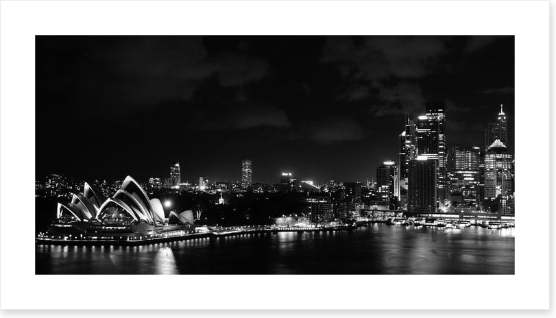 Sydney harbour at night