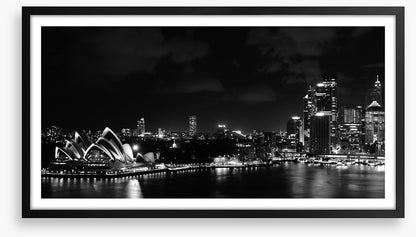 Sydney harbour at night