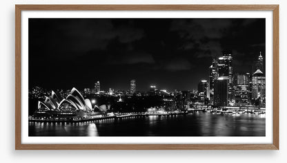 Sydney harbour at night