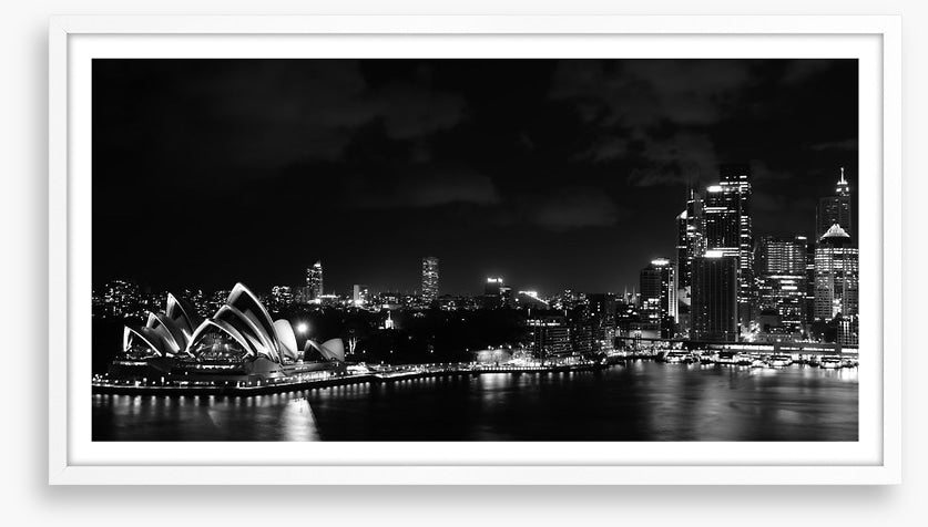 Sydney harbour at night