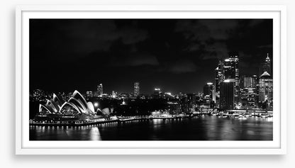 Sydney harbour at night