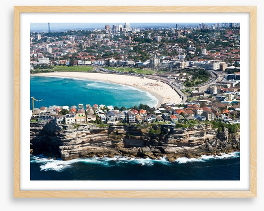 Bondi Beach aerial view