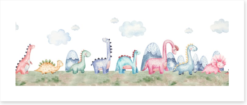 Dino parade panoramic