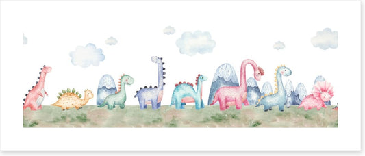 Dino parade panoramic