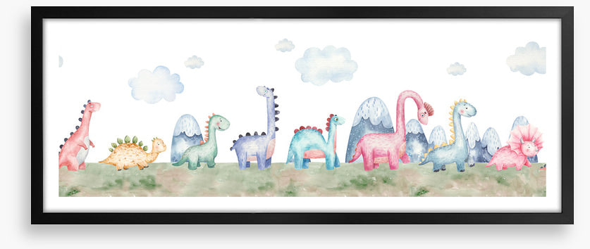 Dino parade panoramic