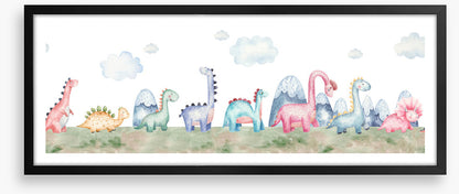 Dino parade panoramic