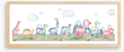 Dino parade panoramic
