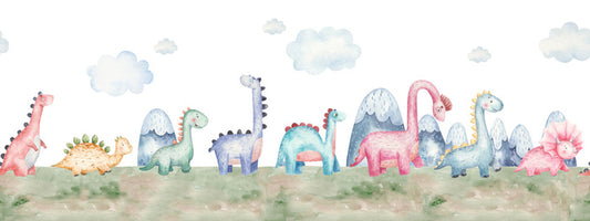 Dino parade panoramic