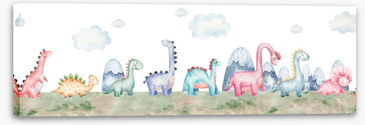 Dino parade panoramic
