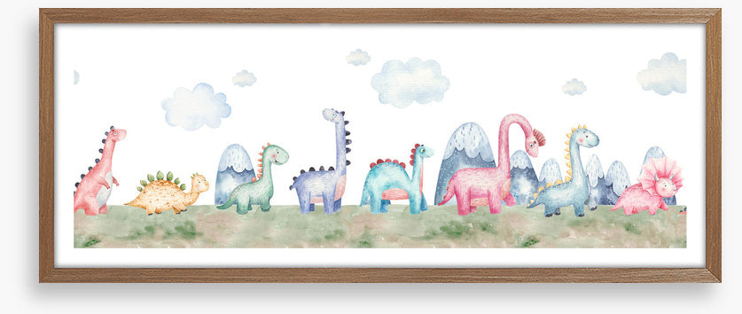 Dino parade panoramic