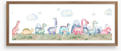Dino parade panoramic