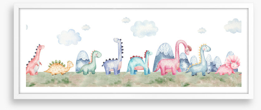 Dino parade panoramic