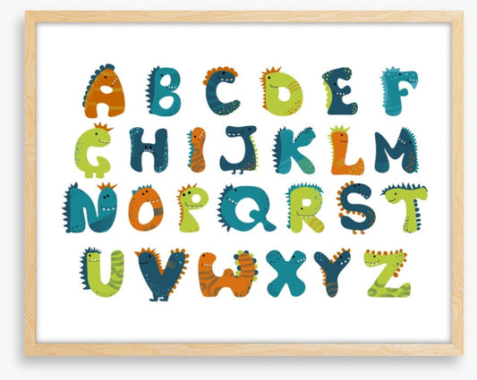 Dinosaur alphabet