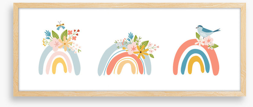 Rainbow flowers 1