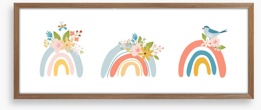 Rainbow flowers 1