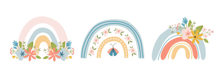 Rainbow flowers 2