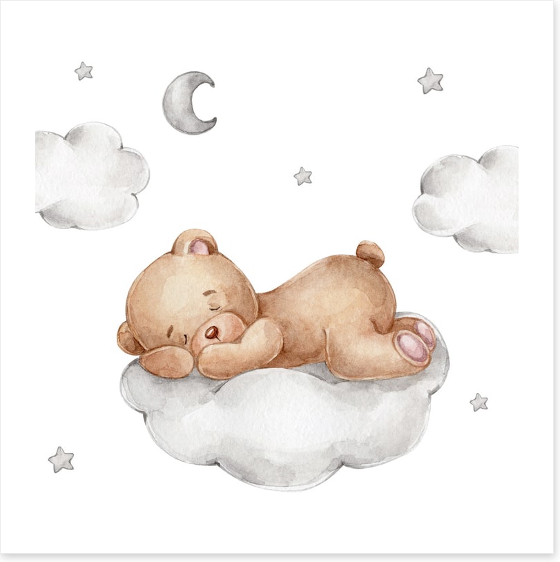 Sleepy sky bear