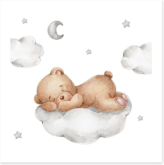 Sleepy sky bear