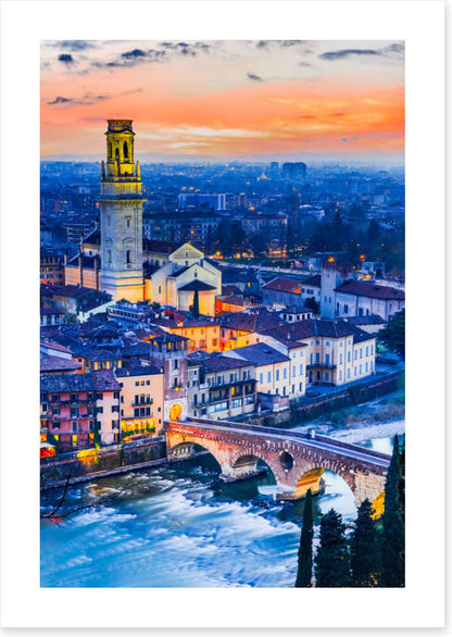 Ponte Pietra twilight