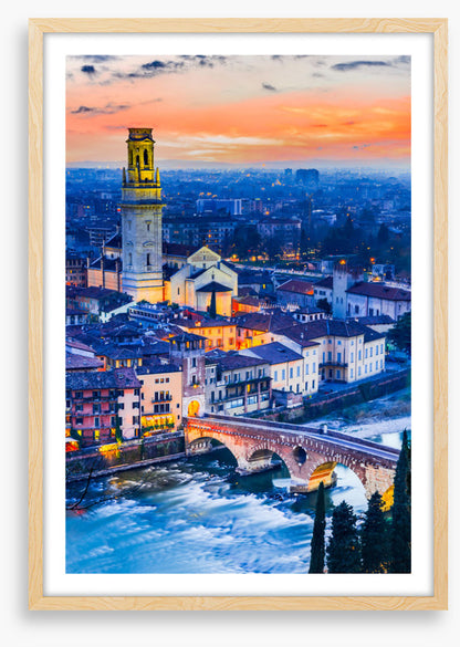 Ponte Pietra twilight